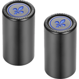 FIGURATI DESIGNS BLUE FLEUR - DE - LIS DOCKING COVERS 25X46MM - DRIVEN Canada's Powersports FD05 - 25.2/46.5 - BK