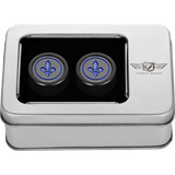 FIGURATI DESIGNS BLUE FLEUR - DE - LIS DOCKING COVERS 27X32MM - DRIVEN Canada's Powersports FD05 - 27.2/32 - BK