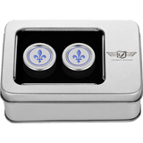 FIGURATI DESIGNS BLUE FLEUR - DE - LIS DOCKING COVERS 27X32MM - DRIVEN Canada's Powersports FD05 - 27.2/32 - SS
