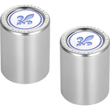 FIGURATI DESIGNS BLUE FLEUR - DE - LIS DOCKING COVERS 27X32MM - DRIVEN Canada's Powersports FD05 - 27.2/32 - SS