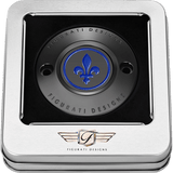 FIGURATI DESIGNS BLUE FLEUR - DE - LIS M8 TIMING COVER - DRIVEN Canada's Powersports FD05 - TC - 2H - BK