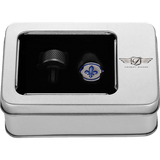 FIGURATI DESIGNS BLUE FLEUR - DE - LIS SEAT SCREW - DRIVEN Canada's Powersports FD05 - SEAT_SCREW - BK