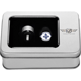 FIGURATI DESIGNS BLUE FLEUR - DE - LIS SEAT SCREW - DRIVEN Canada's Powersports FD05 - SEAT_SCREW - SS