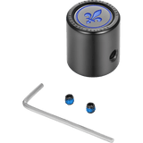 FIGURATI DESIGNS BLUE FLEUR - DE - LIS SHIFTER COVER - DRIVEN Canada's Powersports FD05 - HTSC - BK