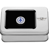FIGURATI DESIGNS BLUE FLEUR - DE - LIS SHIFTER COVER - DRIVEN Canada's Powersports FD05 - HTSC - SS