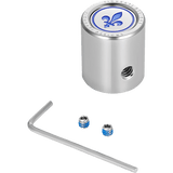 FIGURATI DESIGNS BLUE FLEUR - DE - LIS SHIFTER COVER - DRIVEN Canada's Powersports FD05 - HTSC - SS