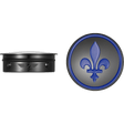 FIGURATI DESIGNS BLUE FLEUR - DE - LIS SWING ARM COVER - DRIVEN Canada's Powersports FD05 - BK