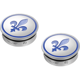 FIGURATI DESIGNS BLUE FLEUR - DE - LIS SWING ARM COVER - DRIVEN Canada's Powersports FD05 - SS