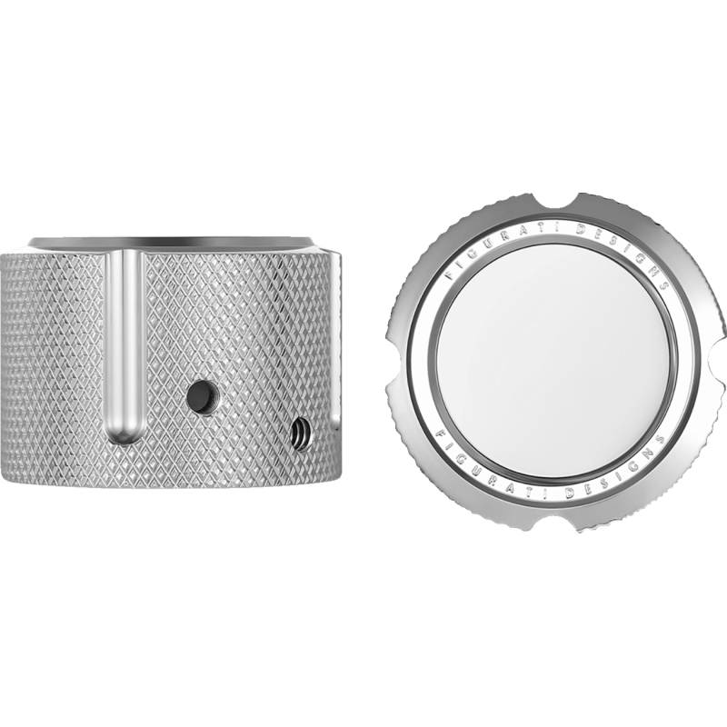 FIGURATI DESIGNS FRONT AXLE NUT COVERS PLAIN IN - DRIVEN Canada's Powersports FD60 - FAC - SS