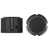 FIGURATI DESIGNS FRONT AXLE NUT COVERS PLAIN IN - DRIVEN Canada's Powersports FD65 - FAC - BLK