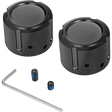 FIGURATI DESIGNS FRONT AXLE NUT COVERS PLAIN IN - DRIVEN Canada's Powersports FD65 - FAC - BLK