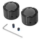 FIGURATI DESIGNS FRONT AXLE NUT COVERS PLAIN IN - DRIVEN Canada's Powersports FD65 - FAC - BLK