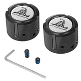 FIGURATI DESIGNS FRONT AXLE NUT COVERS WITH DON'T TREAD ON ME - DRIVEN Canada's Powersports FD40 - FAC - BLK