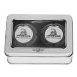 FIGURATI DESIGNS FRONT AXLE NUT COVERS WITH DON'T TREAD ON ME - DRIVEN Canada's Powersports FD40 - FAC - BLK