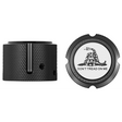 FIGURATI DESIGNS FRONT AXLE NUT COVERS WITH DON'T TREAD ON ME - DRIVEN Canada's Powersports FD40 - FAC - BLK