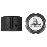 FIGURATI DESIGNS FRONT AXLE NUT COVERS WITH DON'T TREAD ON ME - DRIVEN Canada's Powersports FD40 - FAC - BLK