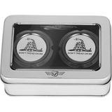 FIGURATI DESIGNS FRONT AXLE NUT COVERS WITH DON'T TREAD ON ME - DRIVEN Canada's Powersports FD40 - FAC - BLK