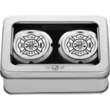 FIGURATI DESIGNS FRONT AXLE NUT COVERS WITH MALTESE CROSS - FIRE - DRIVEN Canada's Powersports FD74 - FAC - SS