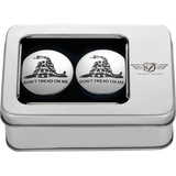 FIGURATI DESIGNS HARLEY - DAVIDSON DON’T TREAD ON ME CUSTOM SWING ARM COVERS (FD40 - DTOM - SS) - DRIVEN Canada's Powersports FD40 - DTOM - SS