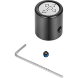 FIGURATI DESIGNS HEEL - TOE SHIFTER COVER WITH MALTESE CROSS - DRIVEN Canada's Powersports FD41 - HTSC - BLK