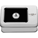 FIGURATI DESIGNS HEEL - TOE SHIFTER COVER WITH MASONIC EMBLEM - DRIVEN Canada's Powersports FD42 - HTSC - SS