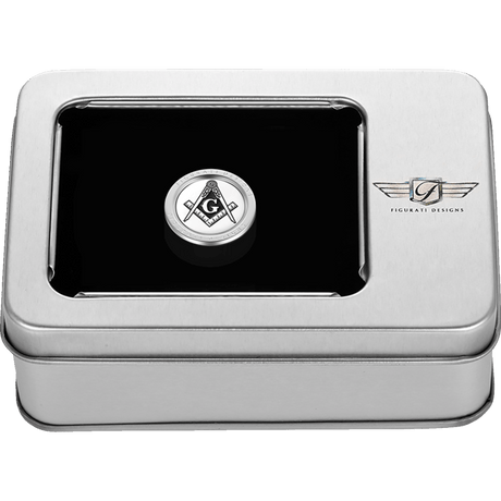 FIGURATI DESIGNS HEEL - TOE SHIFTER COVER WITH MASONIC EMBLEM - DRIVEN Canada's Powersports FD42 - HTSC - SS