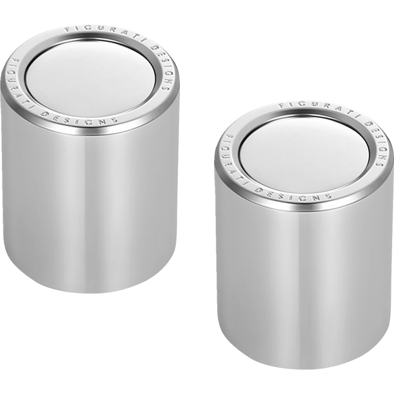 FIGURATI DESIGNS ND DOCKING COVERS PLAIN SILVER - 25.2X32MM - DRIVEN Canada's Powersports FD60 - DC - 25.2/32 - SS