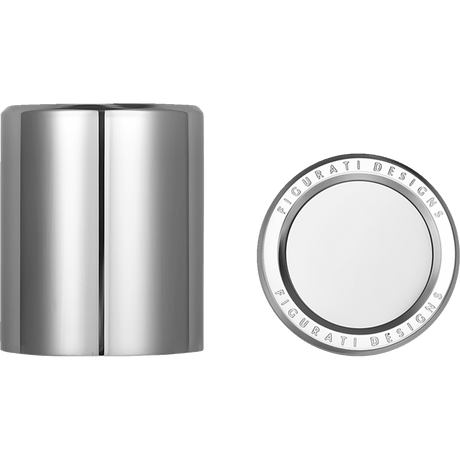 FIGURATI DESIGNS ND DOCKING COVERS PLAIN SILVER - 25.2X32MM - DRIVEN Canada's Powersports FD60 - DC - 25.2/32 - SS