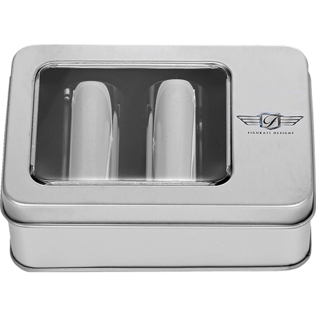 FIGURATI DESIGNS ND DOCKING COVERS PLAIN SILVER - 25.2X46.5MM - DRIVEN Canada's Powersports FD60 - DC - 25.2/46.5 - SS