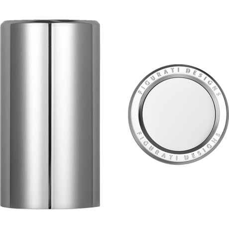 FIGURATI DESIGNS ND DOCKING COVERS PLAIN SILVER - 25.2X46.5MM - DRIVEN Canada's Powersports FD60 - DC - 25.2/46.5 - SS
