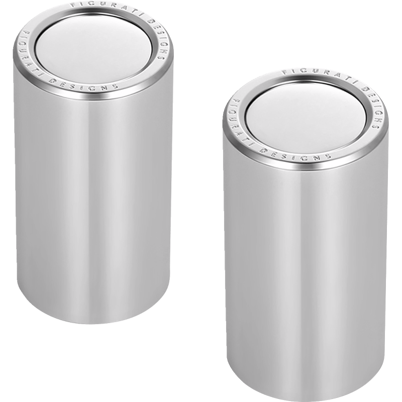 FIGURATI DESIGNS ND DOCKING COVERS PLAIN SILVER - 25.2X46.5MM - DRIVEN Canada's Powersports FD60 - DC - 25.2/46.5 - SS