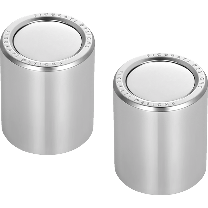 FIGURATI DESIGNS ND DOCKING COVERS PLAIN SILVER - 27.2X32MM - DRIVEN Canada's Powersports FD60 - DC - 27.2/32 - SS