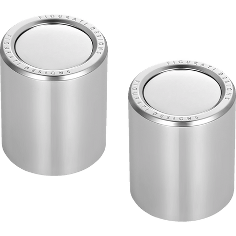 FIGURATI DESIGNS ND DOCKING COVERS PLAIN SILVER - 27.2X32MM - DRIVEN Canada's Powersports FD60 - DC - 27.2/32 - SS