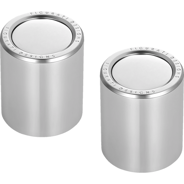 FIGURATI DESIGNS ND DOCKING COVERS PLAIN SILVER - 27.2X32MM - DRIVEN Canada's Powersports FD60 - DC - 27.2/32 - SS