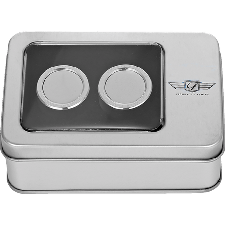 FIGURATI DESIGNS ND DOCKING COVERS PLAIN SILVER - 27.2X32MM - DRIVEN Canada's Powersports FD60 - DC - 27.2/32 - SS