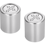 FIGURATI DESIGNS ND MAG DOCKING COVERS WITH CROSS - 25.2X32MM - DRIVEN Canada's Powersports FD41 - DC - 25.2/32 - SS