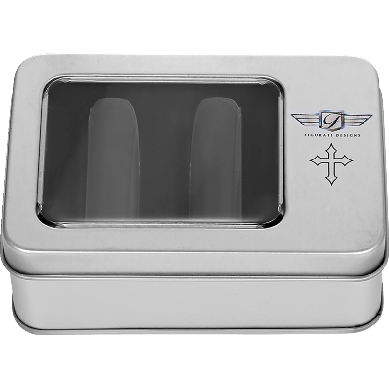 FIGURATI DESIGNS ND MAG DOCKING COVERS WITH CROSS - 25.2X46.5MM - DRIVEN Canada's Powersports FD41 - DC - 25.2/46.5 - BLK
