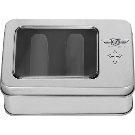 FIGURATI DESIGNS ND MAG DOCKING COVERS WITH CROSS - 25.2X46.5MM - DRIVEN Canada's Powersports FD41 - DC - 25.2/46.5 - BLK