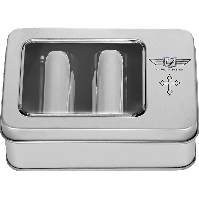 FIGURATI DESIGNS ND MAG DOCKING COVERS WITH CROSS - 25.2X46.5MM - DRIVEN Canada's Powersports FD41 - DC - 25.2/46.5 - SS