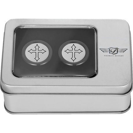 FIGURATI DESIGNS ND MAG DOCKING COVERS WITH CROSS - 27.2X32MM - DRIVEN Canada's Powersports FD41 - DC - 27.2/32 - BLK