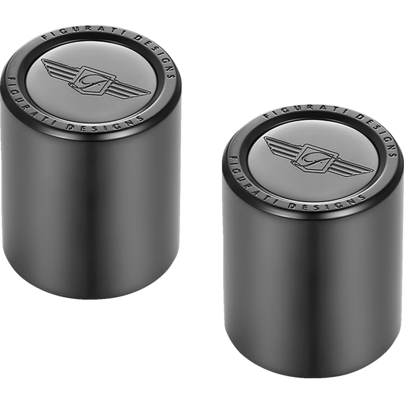 FIGURATI DESIGNS ND MAG DOCKING COVERS WITH FD LOGO - 25.2X32MM - DRIVEN Canada's Powersports FD01 - DC - 25.2/32 - BLK
