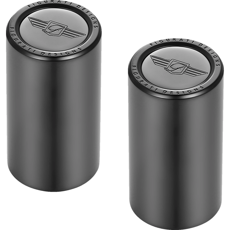 FIGURATI DESIGNS ND MAG DOCKING COVERS WITH FD LOGO - 25.2X46.5MM - DRIVEN Canada's Powersports FD01 - DC - 25.2/46.5 - BLK
