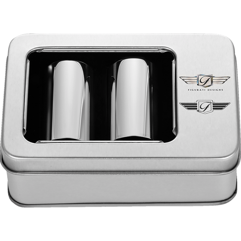 FIGURATI DESIGNS ND MAG DOCKING COVERS WITH FD LOGO - 25.2X46.5MM - DRIVEN Canada's Powersports FD01 - DC - 25.2/46.5 - SS