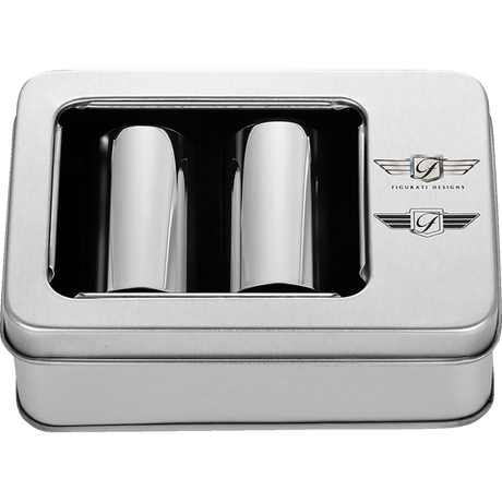 FIGURATI DESIGNS ND MAG DOCKING COVERS WITH FD LOGO - 25.2X46.5MM - DRIVEN Canada's Powersports FD01 - DC - 25.2/46.5 - SS