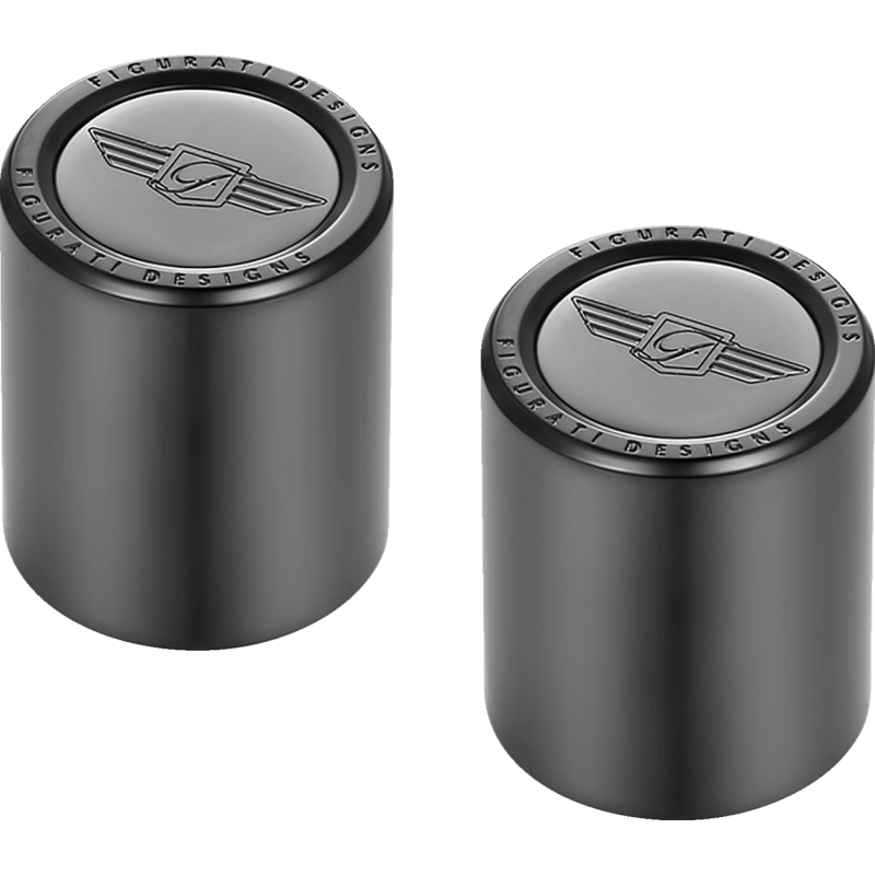 FIGURATI DESIGNS ND MAG DOCKING COVERS WITH FD LOGO - 27.2X32MM - DRIVEN Canada's Powersports FD01 - DC - 27.2/32 - BLK