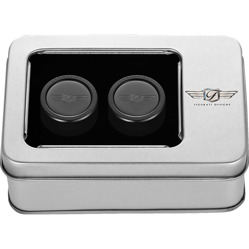 FIGURATI DESIGNS ND MAG DOCKING COVERS WITH FD LOGO - 27.2X32MM - DRIVEN Canada's Powersports FD01 - DC - 27.2/32 - BLK