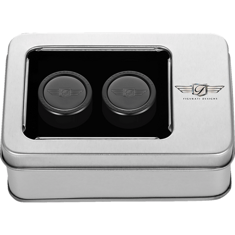 FIGURATI DESIGNS ND MAG DOCKING COVERS WITH FD LOGO - 27.2X32MM - DRIVEN Canada's Powersports FD01 - DC - 27.2/32 - BLK