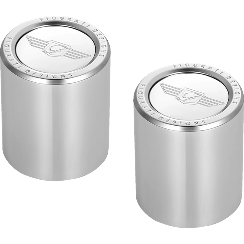 FIGURATI DESIGNS ND MAG DOCKING COVERS WITH FD LOGO - 27.2X32MM - DRIVEN Canada's Powersports FD01 - DC - 27.2/32 - SS