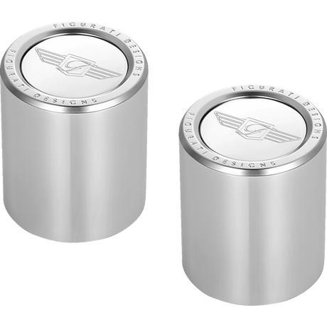 FIGURATI DESIGNS ND MAG DOCKING COVERS WITH FD LOGO - 27.2X32MM - DRIVEN Canada's Powersports FD01 - DC - 27.2/32 - SS