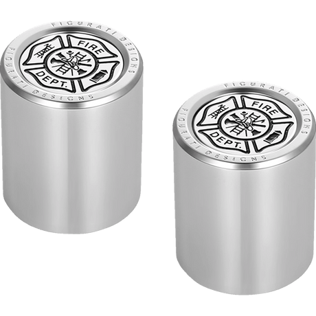 FIGURATI DESIGNS ND MAG DOCKING COVERS WITH MALTESE CROSS - 25.2X32MM - DRIVEN Canada's Powersports FD74 - DC - 25.2/32 - SS